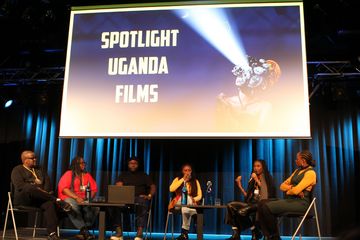 (c) Juan Martinez Janna - Ali Musoke and Patience Katushabe with Film Possible / Ugandan Cinema Unveiled: Spotlight on Stories, Experiences and Struggles 